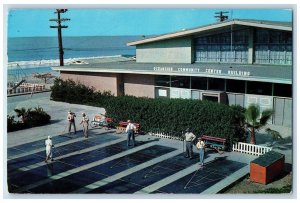 1964 Community Center Building Oceanside California CA Vintage Postcard 