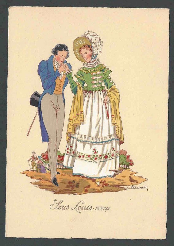 Ca 1912 Louis XVIII France Classic & Popular 18th-19th Century See Info