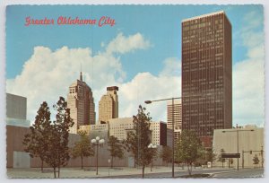 Greater Oklahoma City Skyline View~Mirro-Krome~HS Crocker Co~Continental PC