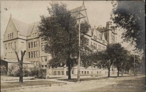 Chicago IL Lake View High School C.R. Childs c1910 Real Photo Postcard