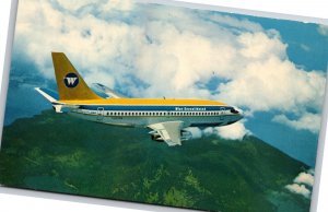 Transportation~Wien Consolidated Airlines Boeing 737~PM 1972~Vintage Postcard