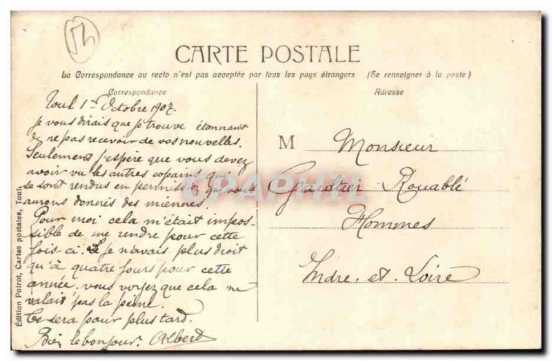 Old Postcard Surroundings of Toul Dommartin illustrious Bridge