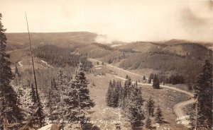 J36/ Grand Mesa Colorado RPPC Postcard c1930s Skyway Drive Road 128