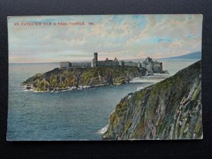 Isle of Man ST. PATRICKS ISLE & PEEL CASTLE c1906 Postcard by W.A.& S,S