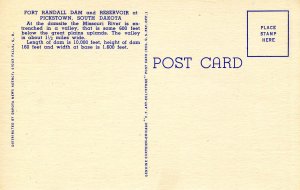 SD - Pickstown. Fort Randall Dam & Reservoir