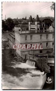 Postcard Modern Oloron Plants On The Gave D & # 39Aspe