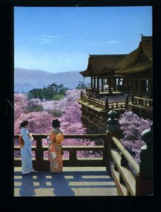 210159 JAPAN KYOTO Lobby of Kiyomizu Temple old postcard