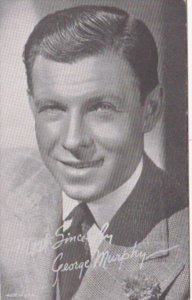 Vintange Arcade Card George Murphy