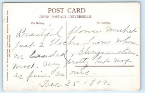 Hong Kong China Flower Street YMCA Postcard