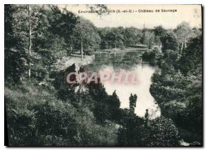 Postcard Old surroundings Orphin S and O Chateau de Sauvage