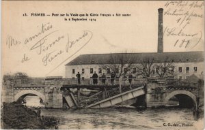 CPA FISMES - Pont sur la VESLE que le Genie francis a fait sauter (131826)