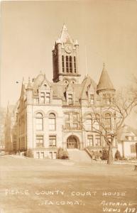 F30/ Tacoma Washington RPPC Postcard c1930s Pierce County Court House