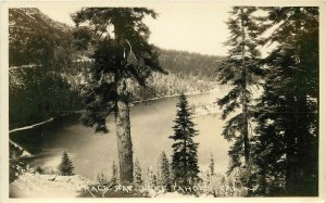 T.C. Wohlbruck RPPC Postcard 3025 Emerald Bay Lake Tahoe NV Posted 1933