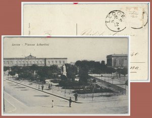 60676 - vintage postcard - LECCE Citta': PIAZZA LIBERTINI-