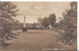 Herefordshire Postcard - Castle Green - Hereford - Ref 4066A