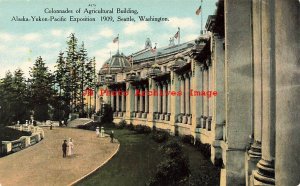 Alaska Yukon Pacific Expo, Central News No A379,Colonnades of Agricultural Bldg