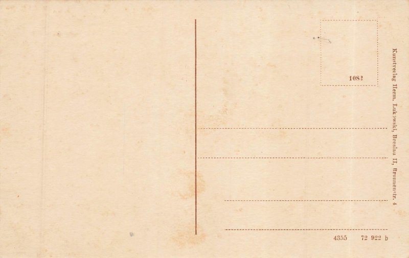 Ohlau Oława Poland~Feldstraße with New Hussar Barracks Postcard