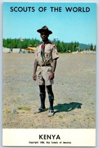 c1968's Kenya Scouts Of The World Boy Scouts Of America Youth Vintage Postcard