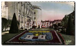 Old Postcard Angouleme Garden of the Hotel de Ville The City Arms