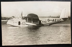 Mint England Real Picture Postcard Aviation Imperial Flying boat Corinna