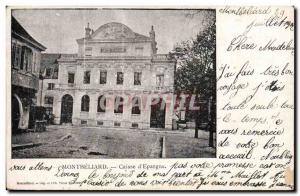 Old Postcard Bank Montbeliard Caisse d & # 39Epargne