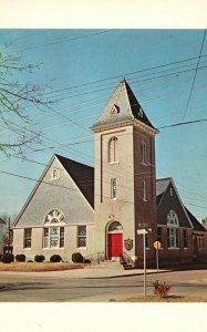 Vintage Postcard Methodist Church Walnut & Second Street Pocomoke City Maryland