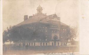 Clare Michigan High School Real Photo Antique Postcard J61045