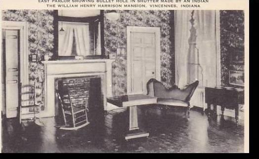 Indiana Vicennes The William Henery Harrison Mansion  East Parlor Artvue