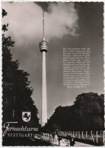 Post Card Stuttgart Germany   Fernsehturm