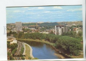 470067 USSR 1984 year Lithuania Vilnius river Nyaris postcard