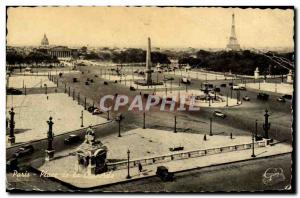 Paris Postcard Old Place Concorde