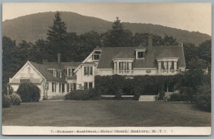 ROXBUTY NY SUMMER RESIDENCE OF HELEN GOULD ANTIQUE REAL PHOTO POSTCARD RPPC