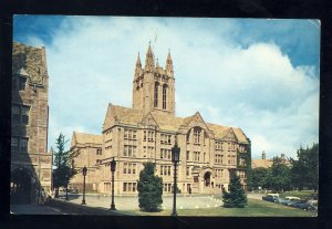 Boston, MA/Mass/Massachusetts Postcard, Boston College, Old Cars, Campus