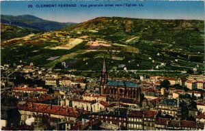 CPA Clermont-Ferrand Vue Generale prise vers l'Eglise FRANCE (1288949)