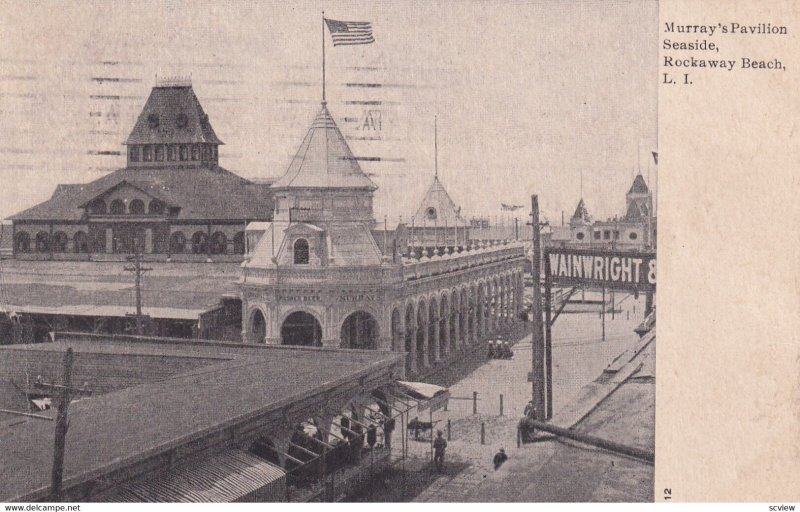 ROCKAWAY BEACH, Long Island, New York, 1900-10s; Murray's Pavilion Seaside