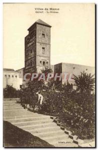 VINTAGE POSTCARD Villes of Morocco Folds Back Medersa