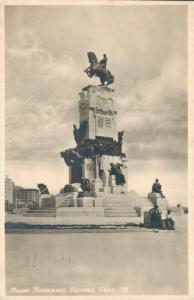 Cuba Maceo Monument Havana REAL PHOTO 02.17