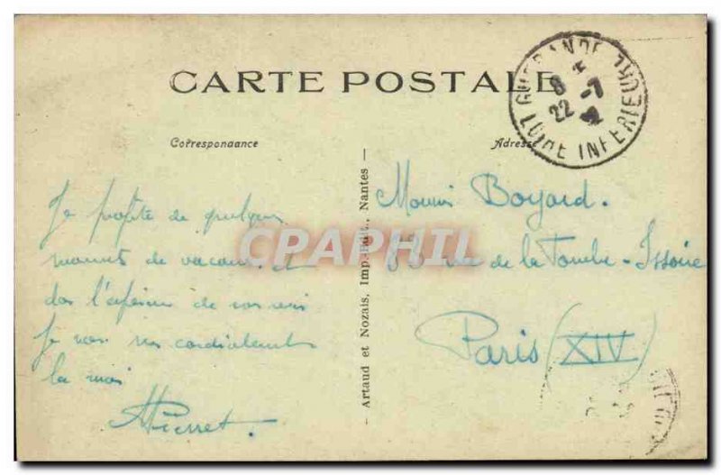 Guerande Old Postcard Porte St Michel