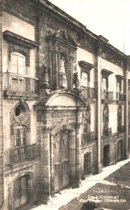 Vintage Postcard 1910's Casa Colonial San Miguel Allende Guanajuato Mexico RPPC