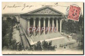 Old Postcard Paris La Madeleine
