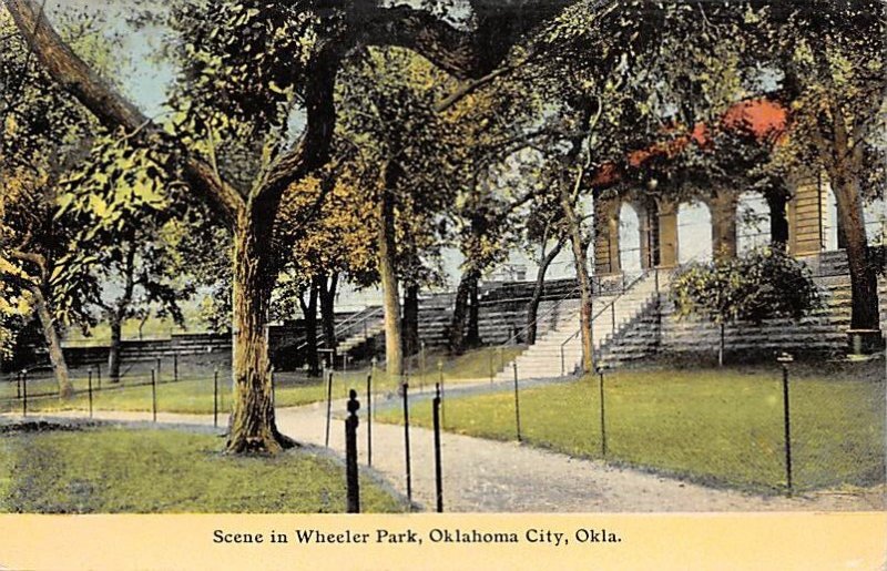 Wheeler Park Scene Oklahoma City OK 