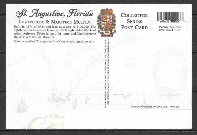 Florida, St Augustine - Lighthouse & Maritime Museum - [FL-282X]