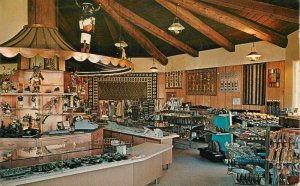 Arizona Kingman Kachina Kiva Curio Shop Route 66 Smith Interior Postcard 22-8928