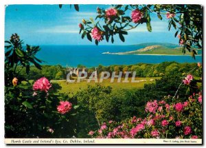 Modern Postcard Howth Castle and Ireland's Eye Co Dublin Ireland