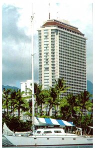 Ala Moana Americana Resort Honolulu Hawaii Postcard