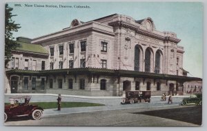 Train Station & Depot~New Union Station~Denver Colorado~Vintage Postcard 