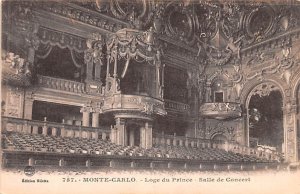 Loge du Prince Salle de Concert Monte Carlo Unused 