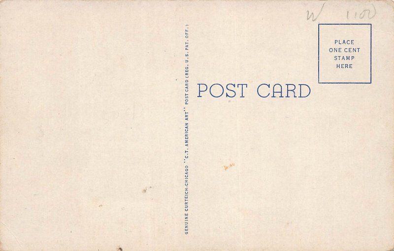 J76/ Corbin Kentucky Postcard Linen Baptist Church Building  212