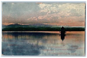 c1910 Lake Loveland Evening Mountain Colorado CO Vintage Antique Posted Postcard