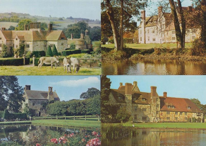 Batemans Burwash Sussex Author Rudyard Kipling Home 4x 1970s Postcard s